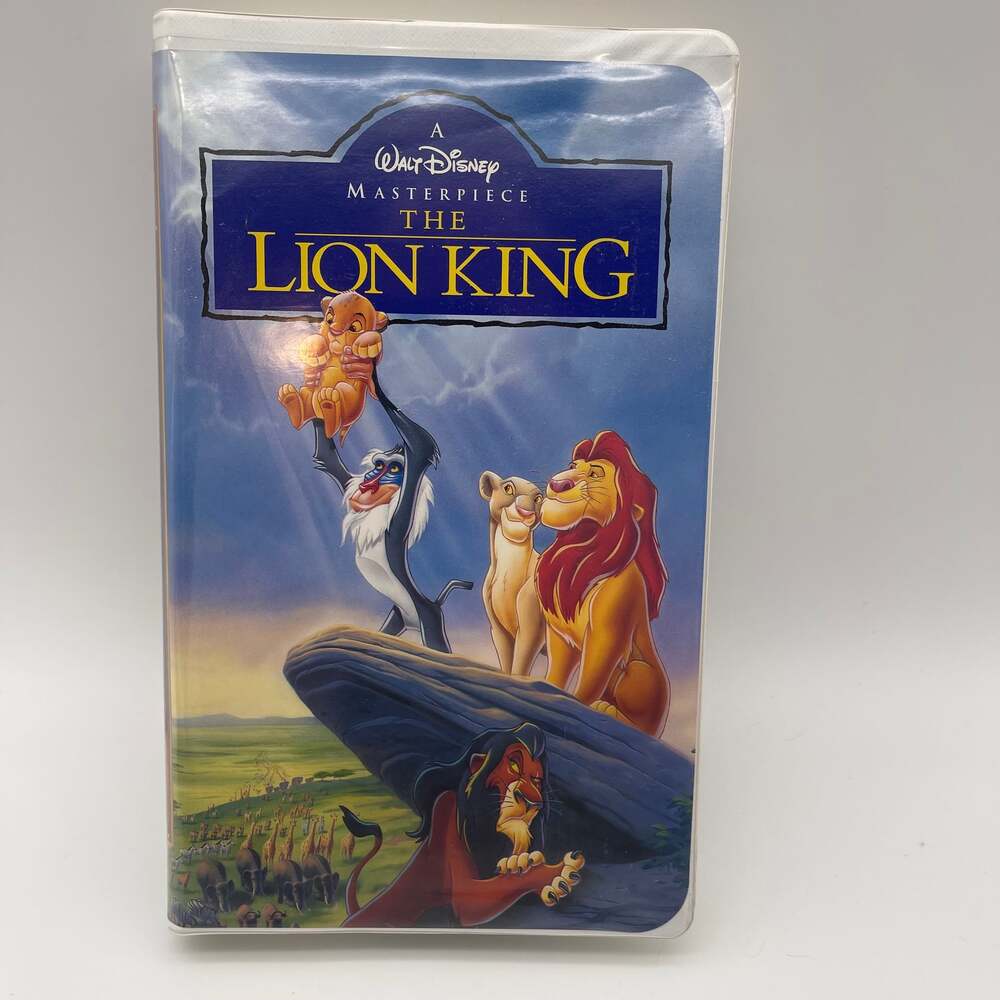 Walt Disney The Lion King VHS Masterpiece Collection 1995 Clamshell Case G Rated